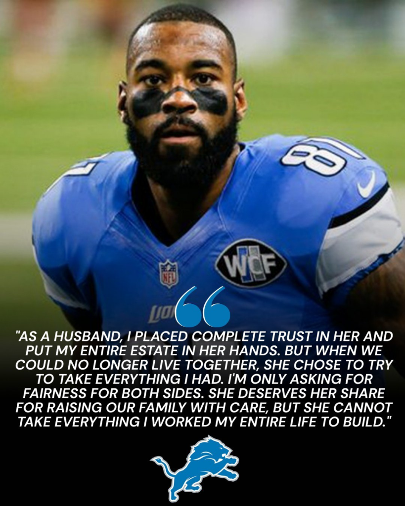 Son.A former Detroit Lions superstar is believed to have won a crucial legal battle following a highly publicized divorce dispute that garnered worldwide NFL attention. - Good News